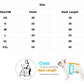 The Dog Face Polar Fleece  - measurement chart 