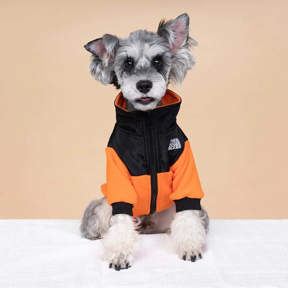 The Dog Face Polar Fleece  - orange