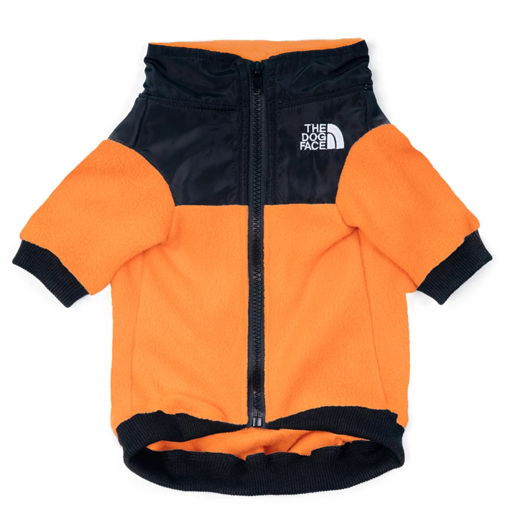 The Dog Face Polar Fleece  - orange 2 