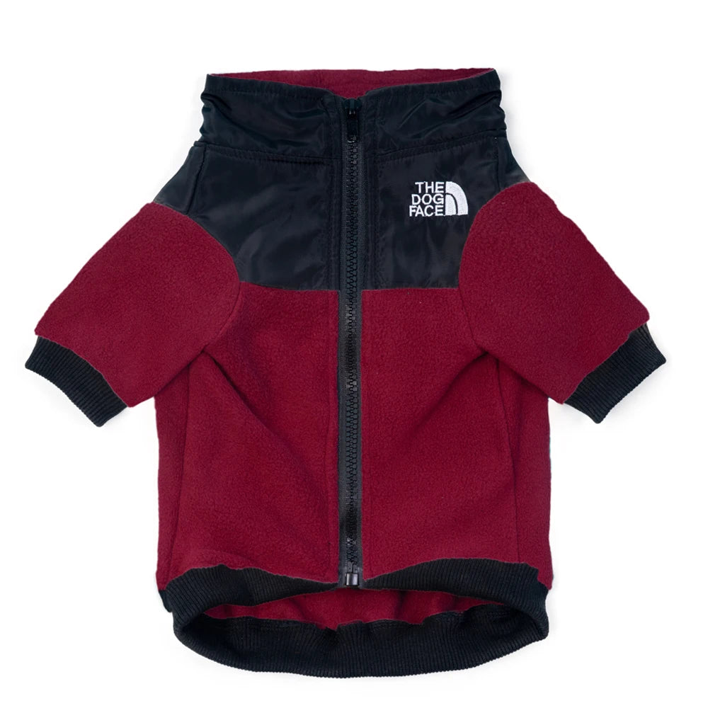 The Dog Face Polar Fleece  - red 2 