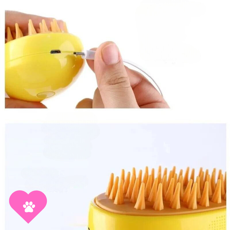 Steam Grooming Brush for Pets