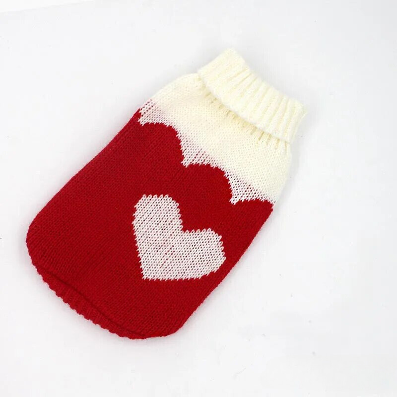 Warm Knit Turtleneck - Red heart