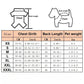 Warm Knit Turtleneck - measurement chart