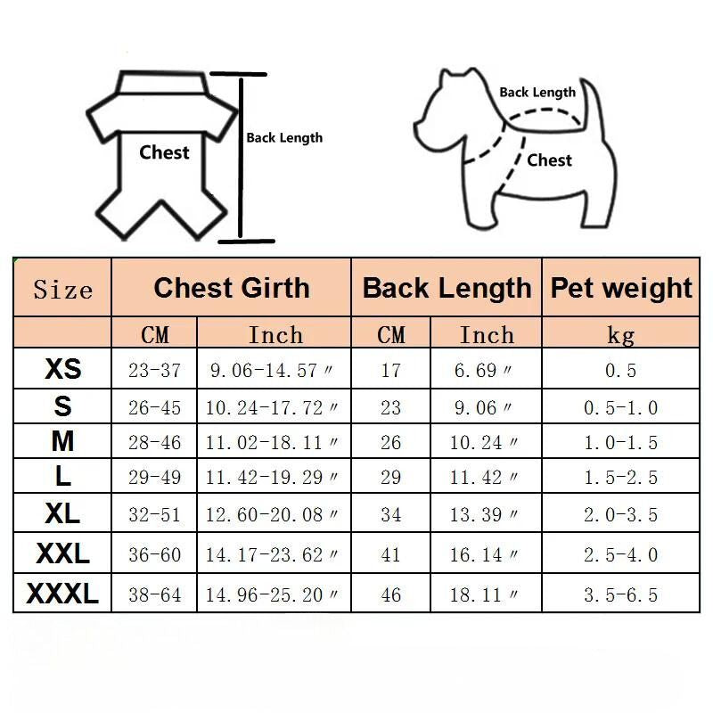 Warm Knit Turtleneck - measurement chart