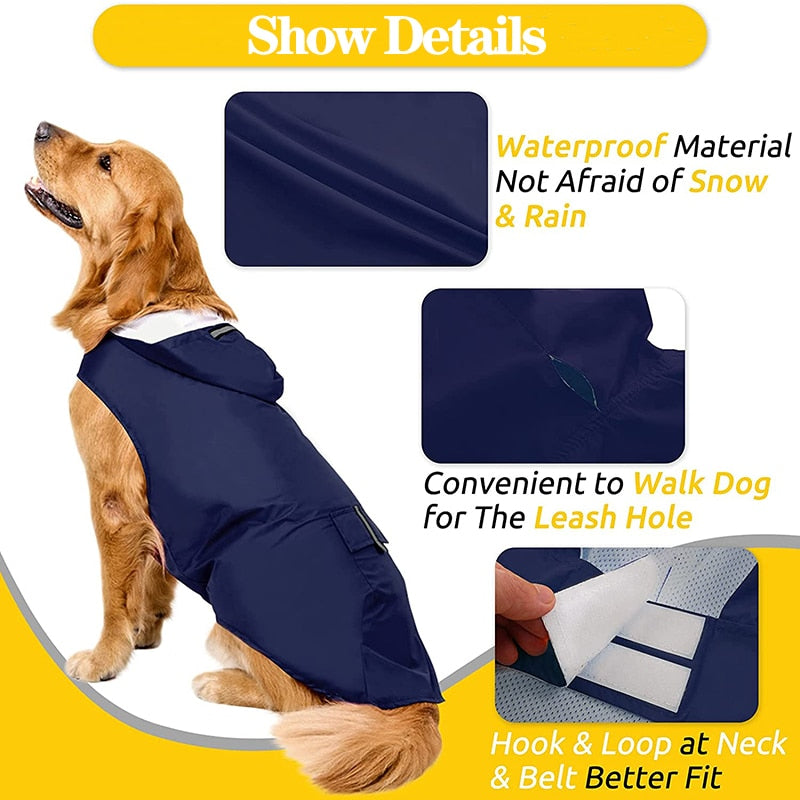 Reflective Dog Raincoat